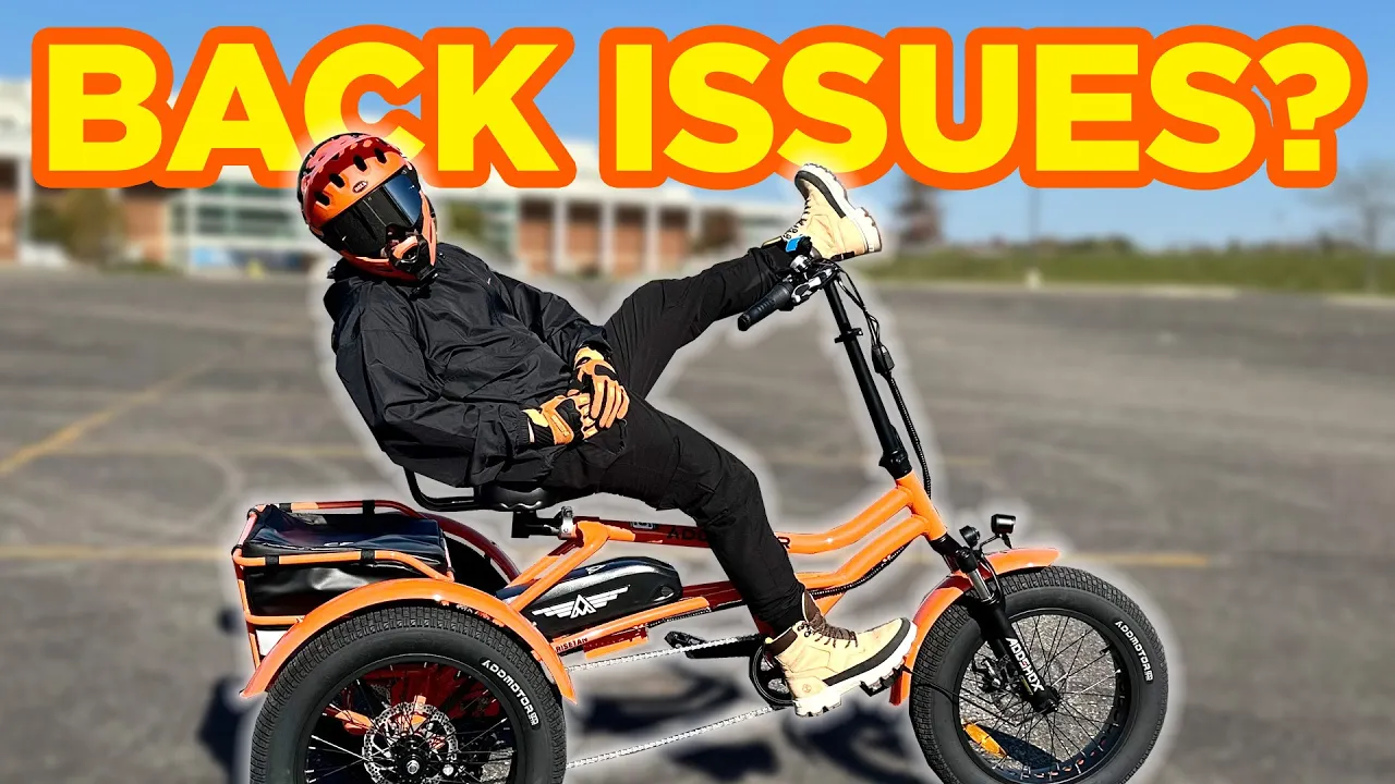 Relax and Ride: The Back-Friendly Addmotor Arisetan M-360 Electric Trike!